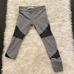 F21 Workour Legging - Grey/Black